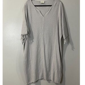 WRAP LONDON knitted V-neck dress